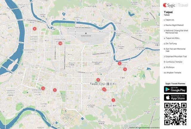 台北景点地图