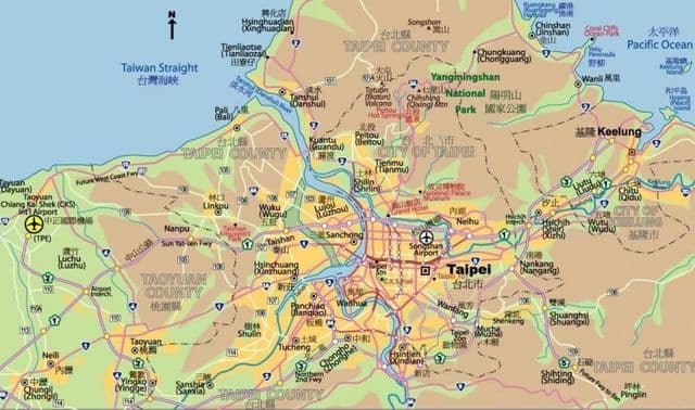 台北城市地图