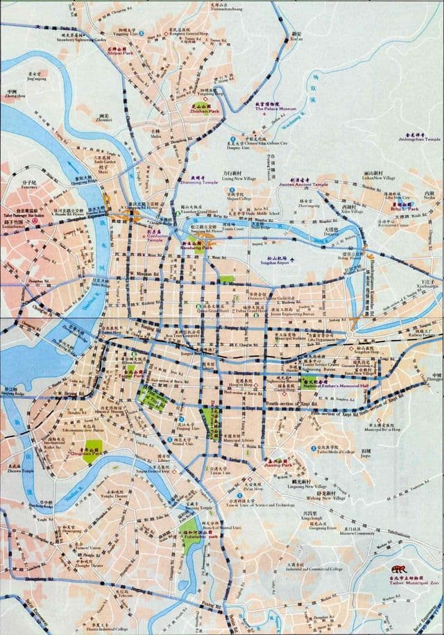 台北道路地图
