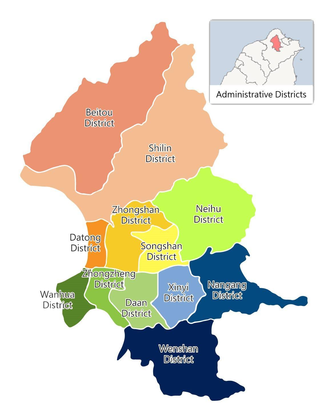 台北地区地图