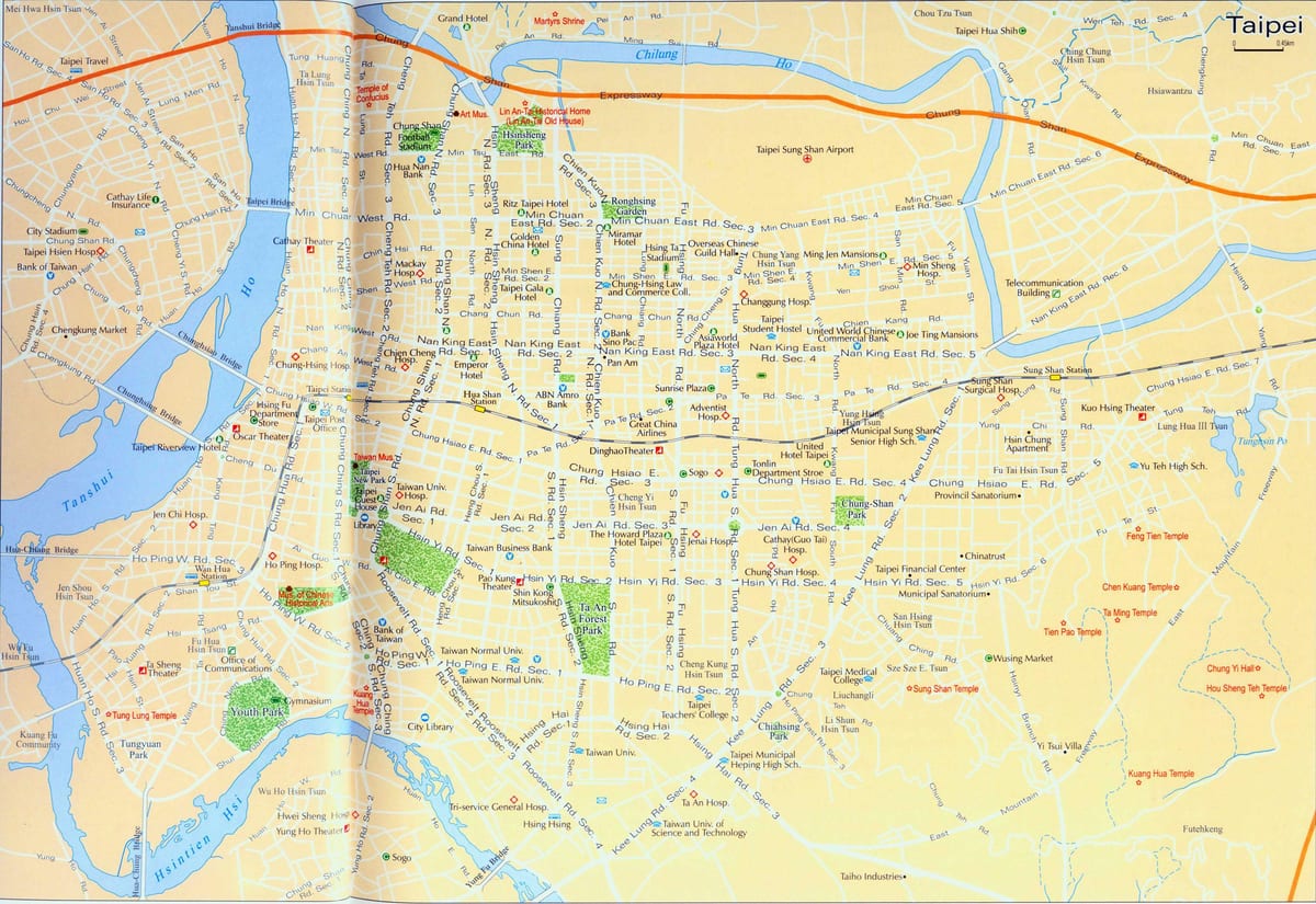 台北街道地图